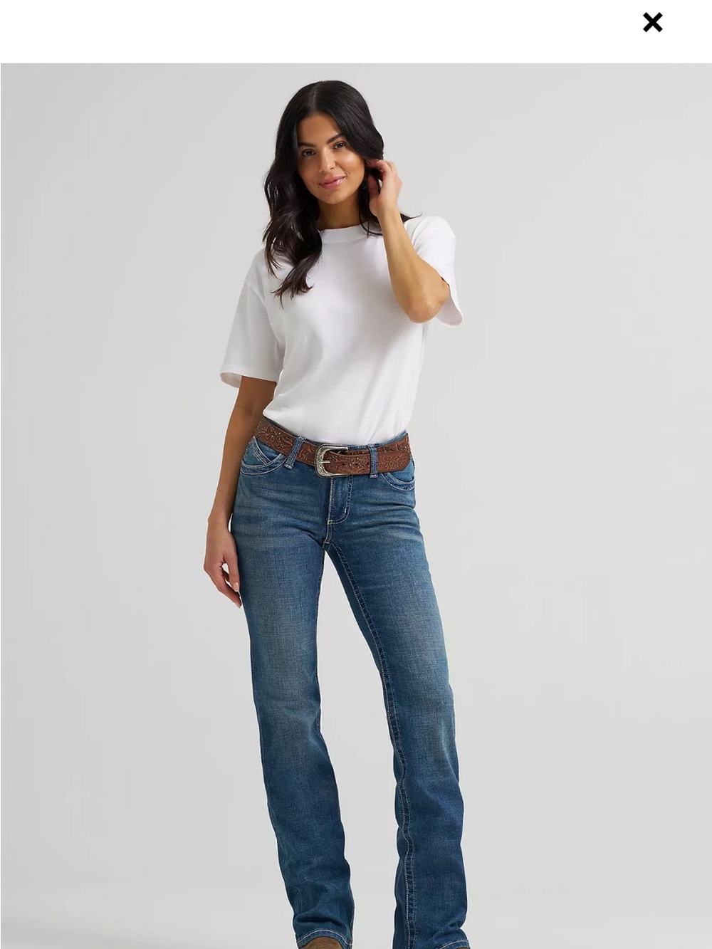 WOMEN'S WRANGLER® ULTIMATE RIDING JEAN WILLOW MID-RISE BOOTCUT